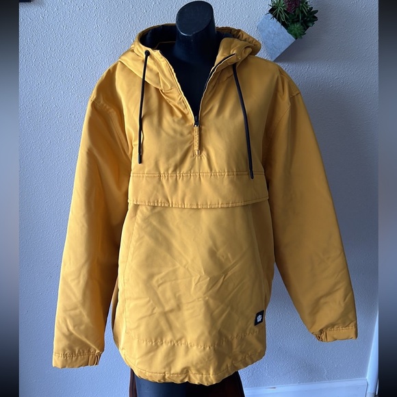 Zara Size XL DNWR Mustard Men’s Pullover Windbreaker Jacket - Picture 4 of 10